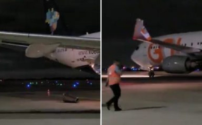 Aviões da Gol e Azul se chocam em pátio de Aeroporto de Campinas