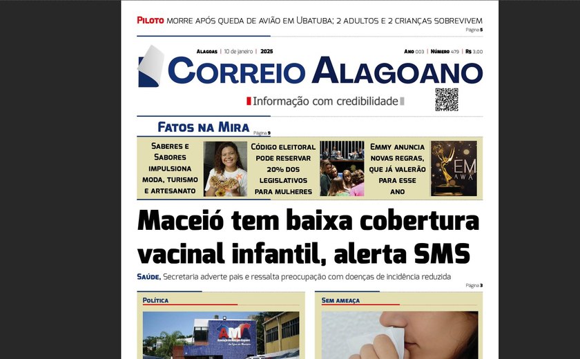 Maceió tem baixa cobertura vacinal infantil, alerta SMS