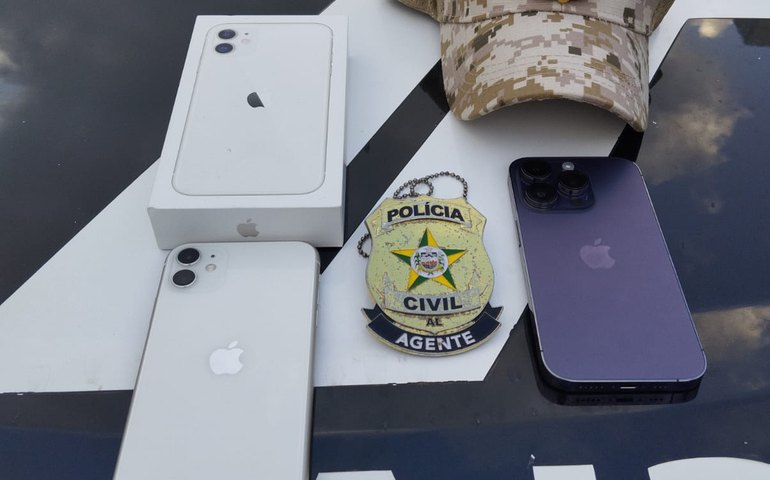 PC de Alagoas recupera aparelhos celulares roubados em Belém do Pará