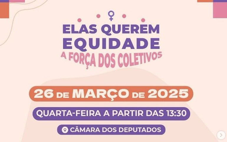 Seminário debate equidade de gênero na política