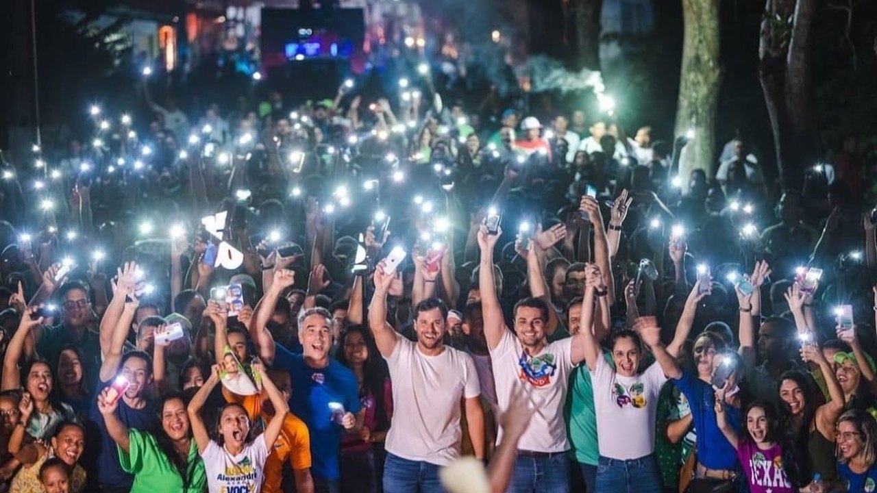 Alexandre Ayres realiza grande caminhada em Marechal Deodoro e reúne milhares de pessoas em primeiro ato de campanha