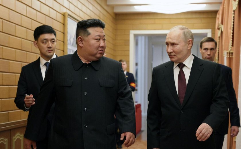 Kim Jong-un quer ampliar laços comerciais, científicos e técnicos com a Rússia, diz mídia