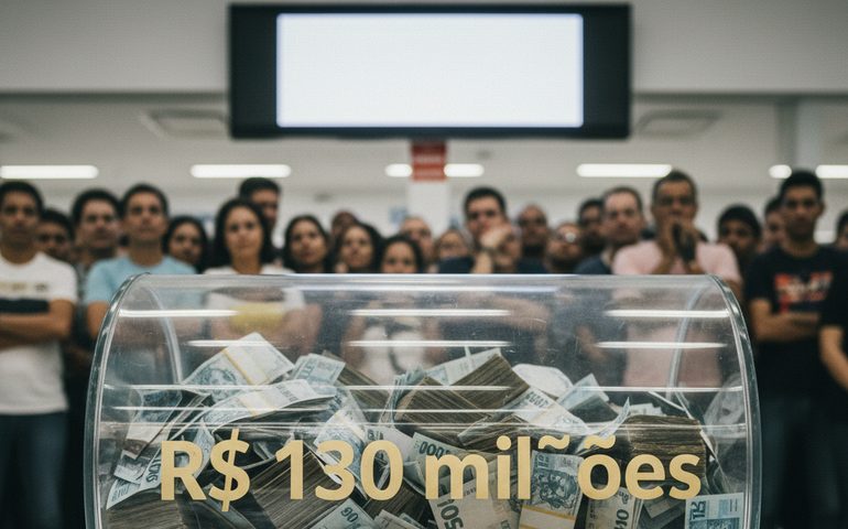 Mega-sena acumula outra vez, e prêmio principal sobe para R$ 130 milhões