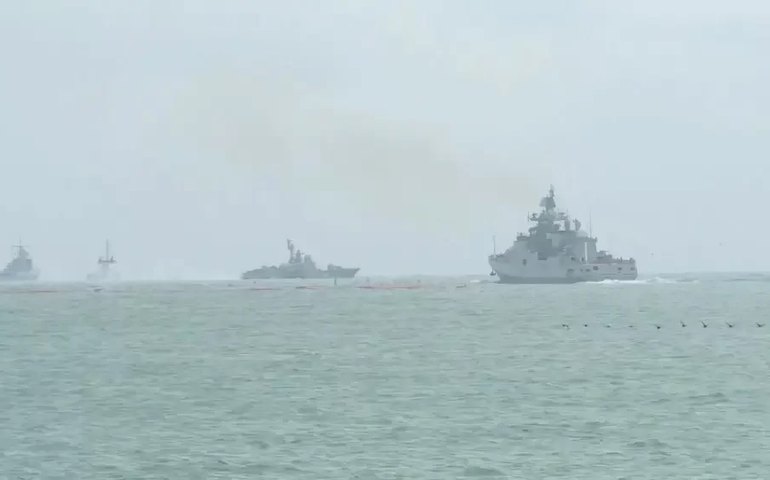 Rússia diz ter destruído quatro barcos ucranianos com soldados no Mar Negro