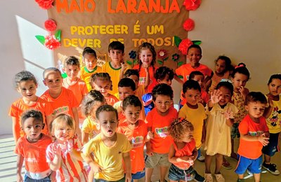Maio Laranja: Igeve fortalece campanha com atividades educativas em 10 unidades Gigantinhos de Maceió