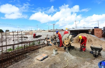 Obras da Creche avançam no Conjunto Denisson Amorim em Marechal
