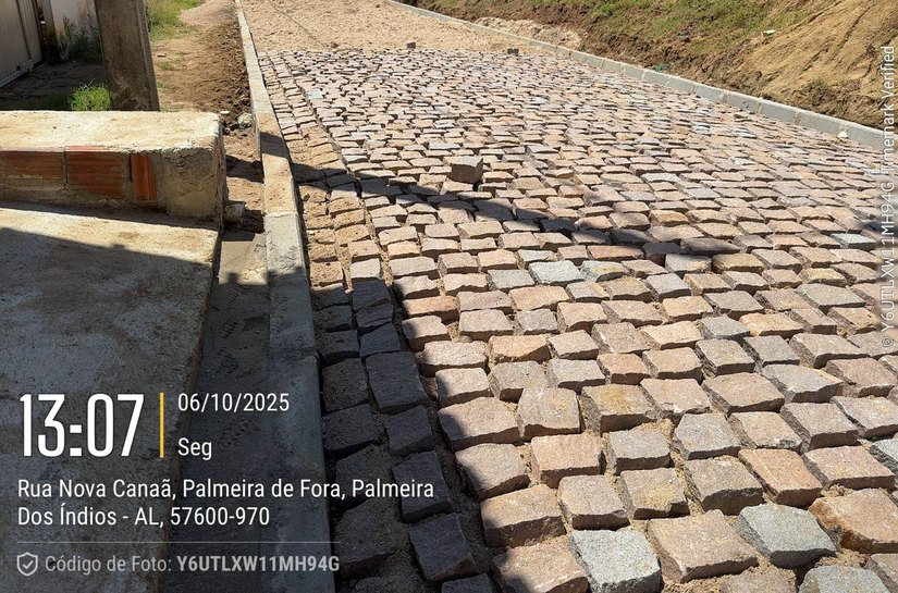 Obras avançam no Loteamento Canaã menos de duas semanas após assinatura de Ordem de Serviço
