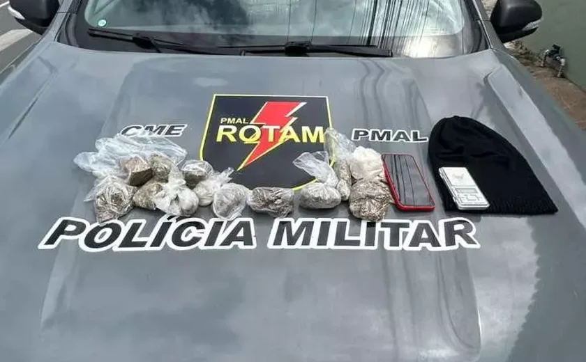 PM apreende drogas e cumpre mandados judiciais em Marechal Deodoro e Rio Largo