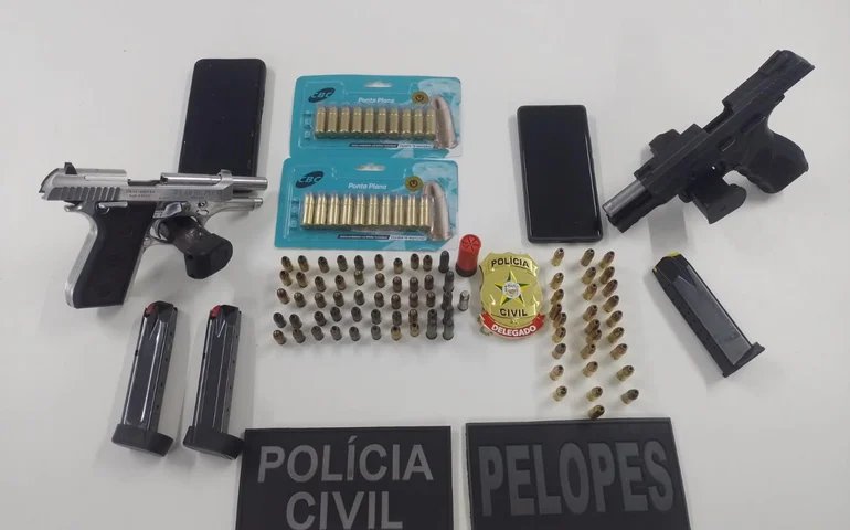 Ação conjunta das polícias resulta em prisão e apreensão de arma em Olho d’Água das Flores