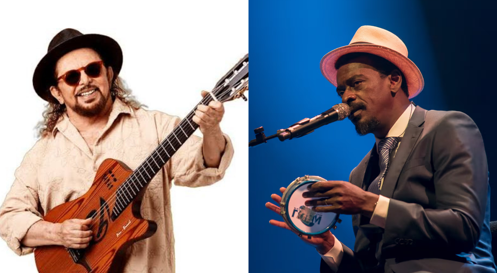 Geraldo Azevedo e Seu Jorge se apresentarão em evento gratuito em Maceió
