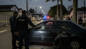 Passageiro de aplicativo é baleado durante tentativa de homicídio nesta madrugada na parte alta de Maceió