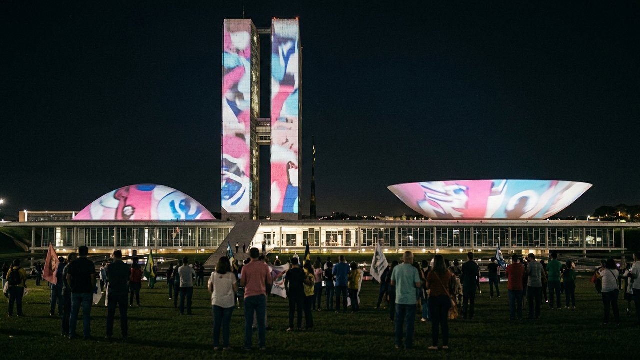 Projeção no Congresso homenageia Dia Nacional do Orgulho Trans e Travesti