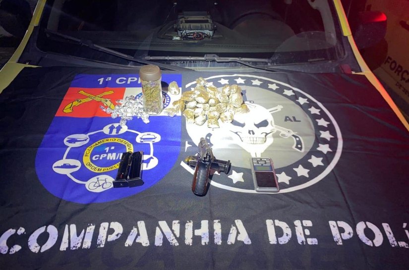 PM apreende armas e drogas durante ações no interior e na Região Metropolitana