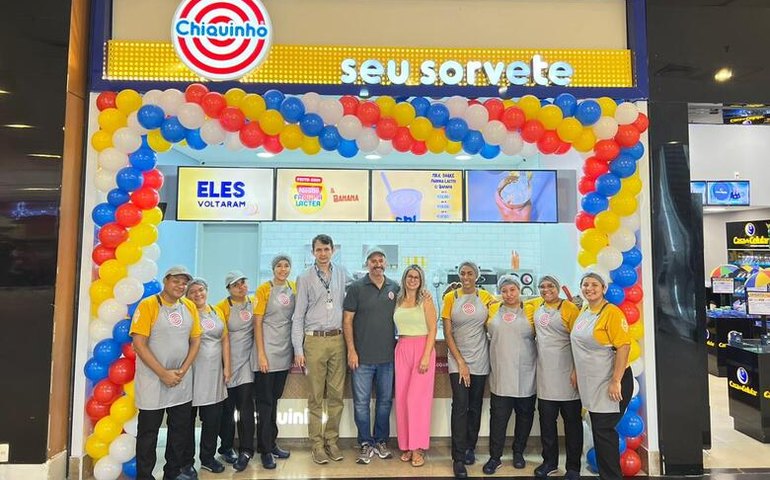 Shopping Pátio Maceió inaugura a única unidade da sorveteria chiquinho sorvetes da região
