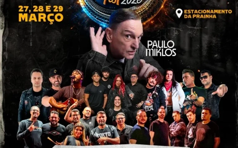 Ex-Titãs Paulo Miklos é atração do 14º Penedo Moto Fest