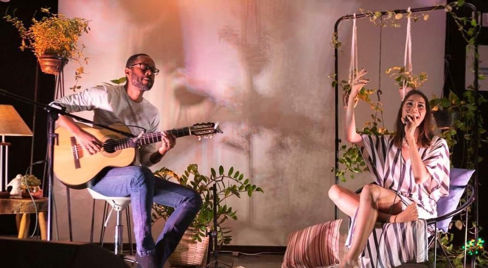 Duo Voz e Guitarra Acústica se apresentam no Museu da Gente Sergipana / Foto: Foto: Divulgação