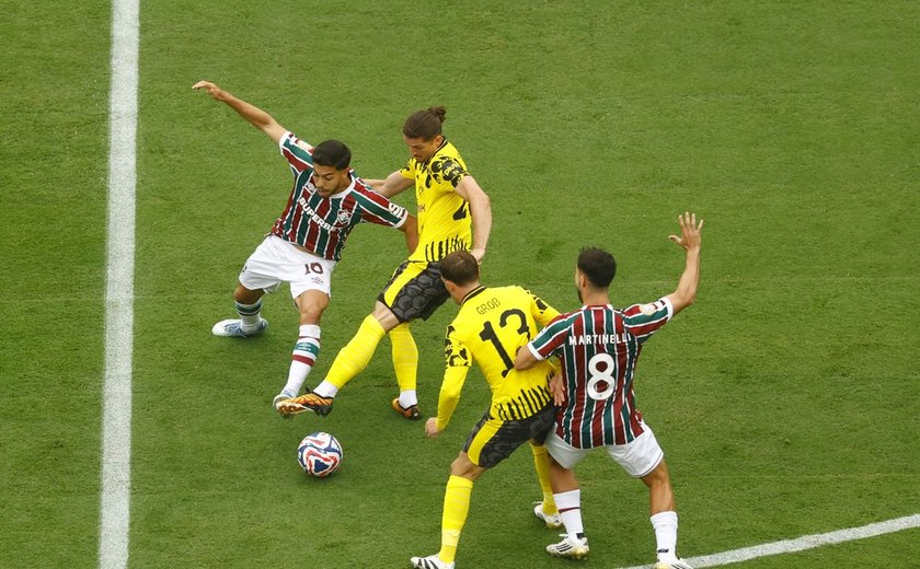 Flu domina Borussia, mas fica no 0 a 0 na estreia do Mundial de Clubes