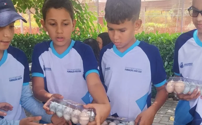 Escola de Campo de Arapiraca bate recorde e produz 9.500 ovos por mês