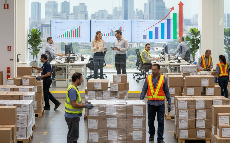 FecomercioSP projeta crescimento modesto do atacado e serviços em 2025