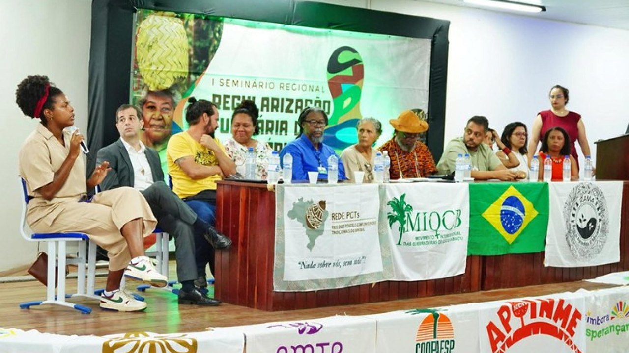 Iteral representa Alagoas em seminário sobre regularização fundiária de territórios tradicionais