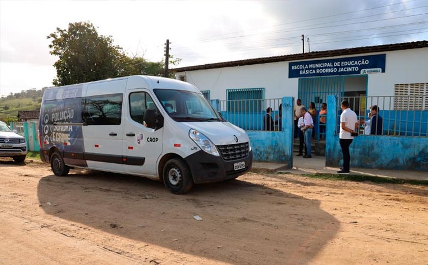 Sede de Aprender fiscaliza mais cinco escolas no interior e orienta diretores na busca de soluções