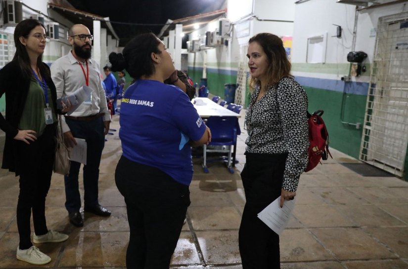 Fiscalização do MPAL sobre programa EJAI chega a uma das escolas mais precárias de Maceió