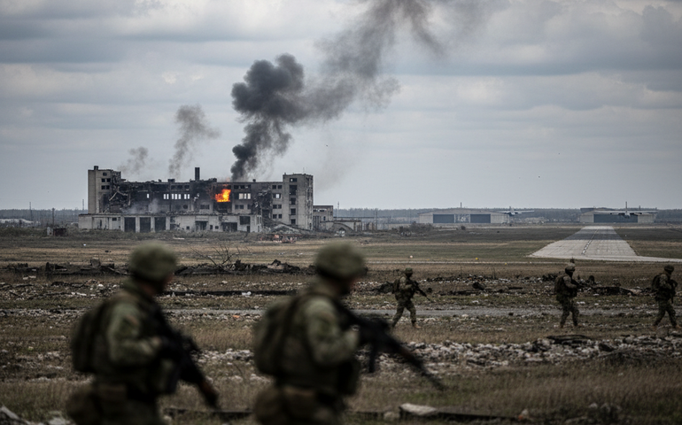 Exército da Rússia atinge complexo industrial militar e aeródromos da Ucrânia, afirma MD