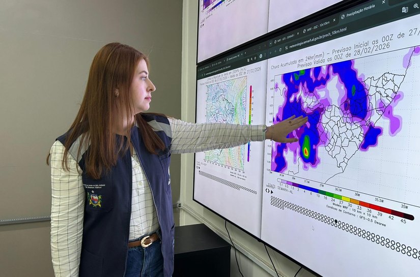 Previsão aponta dias de nebulosidade e chuvas passageiras em Alagoas