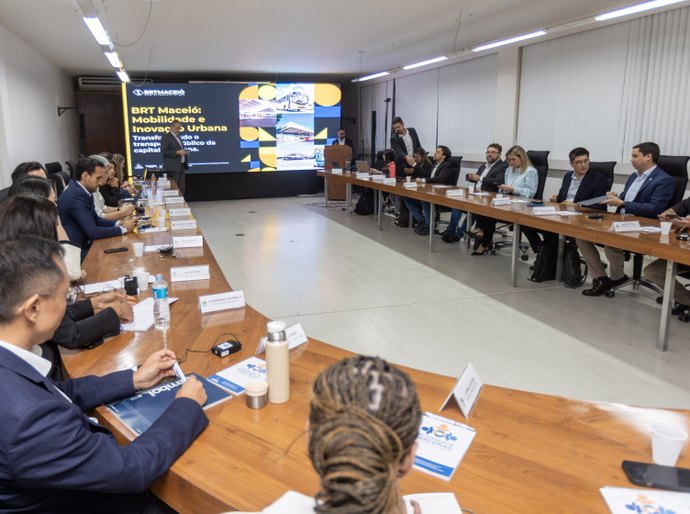 JHC recebe investidores para apresentar aspectos técnicos da implantação do BRT em Maceió