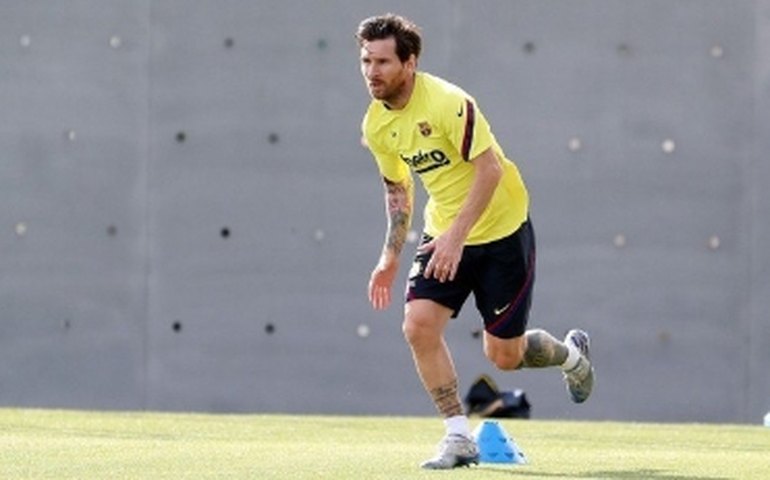 Barcelona volta aos treinamentos no CT com atividades individuais dos jogadores