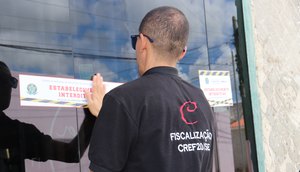 257_114d73d849161b85f58cbab661b5be80_64232153b34a6 / Foto: No vídeo, Marcell Maia, agente de fiscalização do CREF20 (Foto: CREF20)