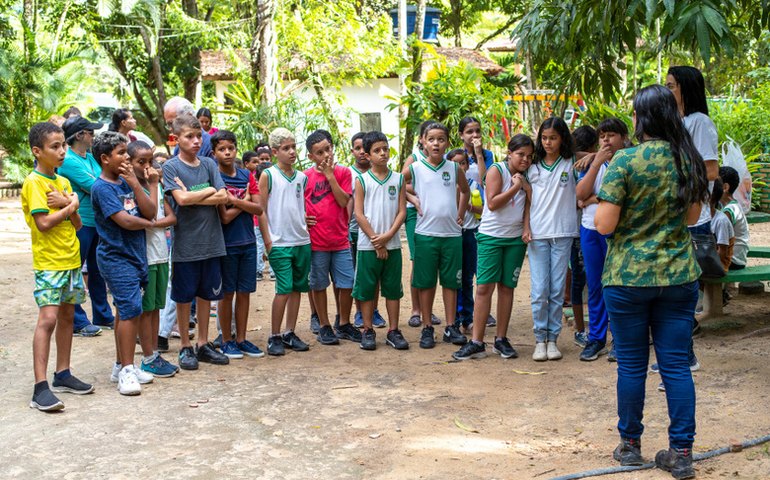 Renasce Salgadinho: estudantes participam de atividades ambientais no Parque Municipal