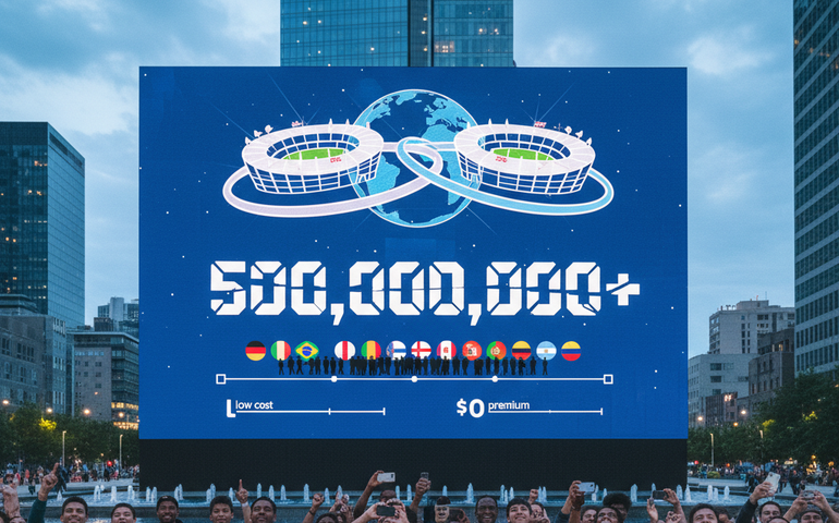 Fifa registra mais de 500 milhões de solicitações de ingressos para a Copa do Mundo de 2026