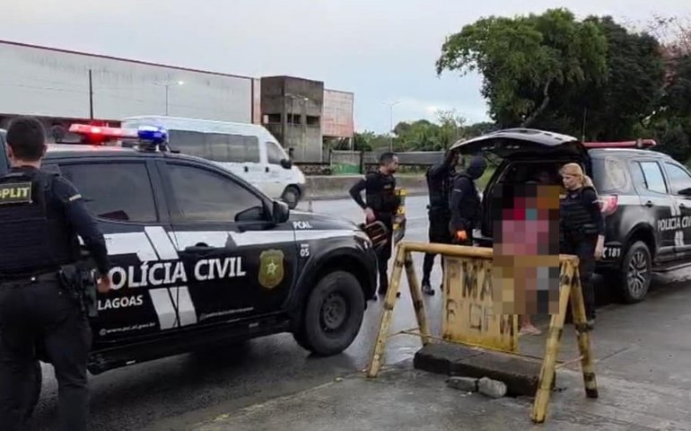 Polícia Civil prende quatro pessoas e apreende adolescente líder do “tribunal do crime” em Rio Largo