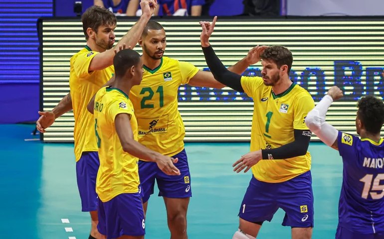 Seleção brasileira de vôlei testa base do COB para a Olimpíada de Paris