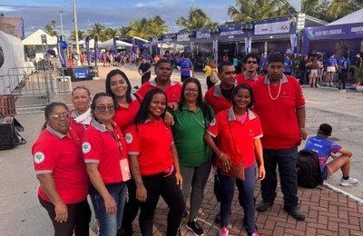 Evento esportivo na orla marítima conta com ação de coleta seletiva