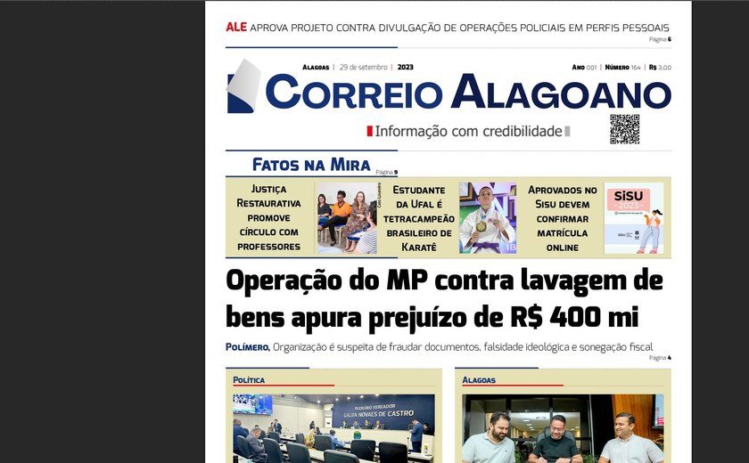 Operação do MP contra lavagem de bens apura prejuízo de R$ 400 mi