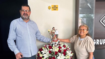 Grupo Coringa recebe nossa Senhora do Bom Conselho.