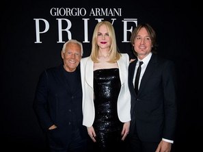 Giorgio Armani, Nicole Kidman e Keith Urban
