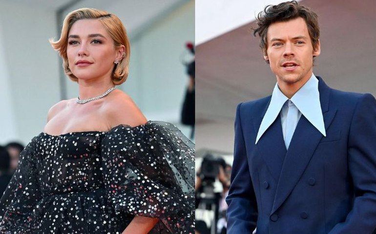 Harry Styles e Florence Pugh se beijaram nos bastidores de filmagem, diz jornal