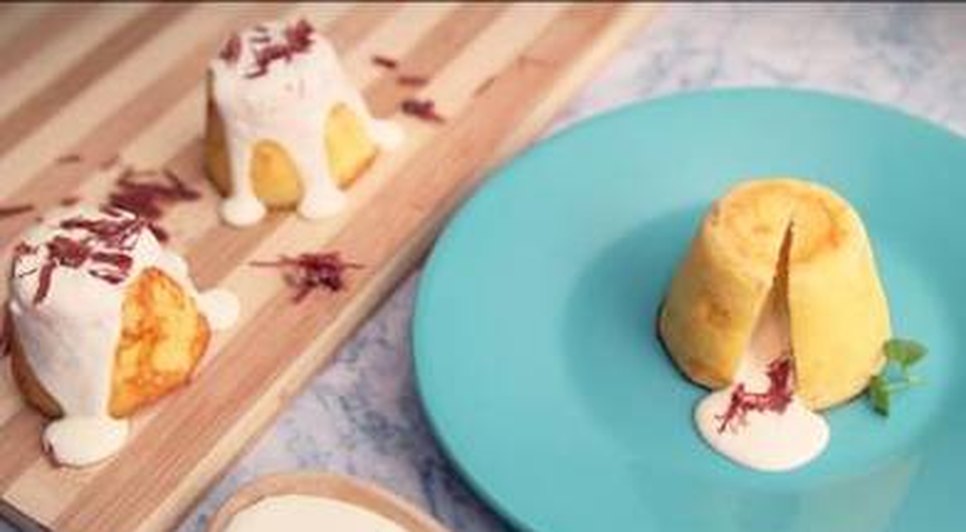 Petit Gateau de Queijo com Carne Seca / Foto: finna