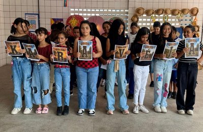 Projeto pedagógico homenageia Kara Veia e aproxima alunos da cultura alagoana