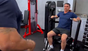 Vídeo de Flávio Bolsonaro treinando rodou nas redes sociais / Foto: Reprodução