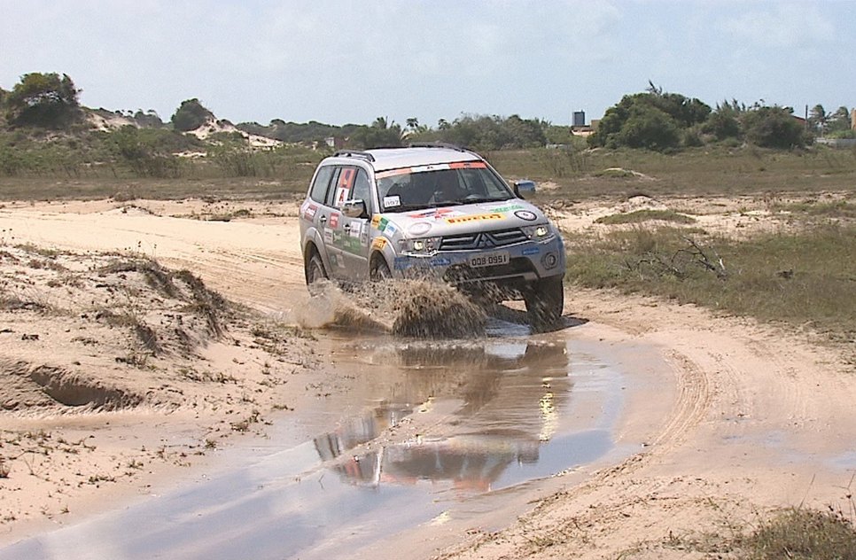 Terrenos arenosos foi só o início da aventura/ Fotos; Reprodução TV Atalaia
