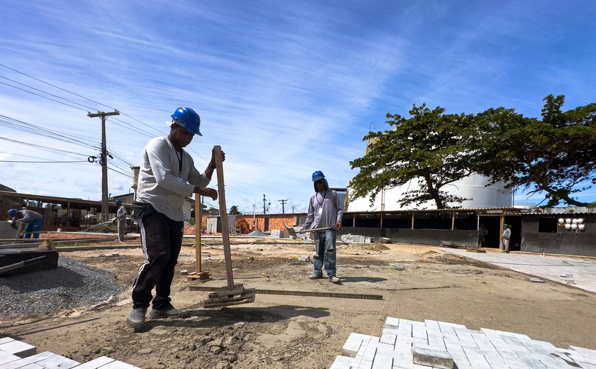 Obras da nova orla do Porto de Maceió chegam a 25% de execução