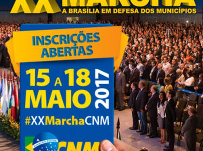 Marcha a Brasília deve reunir mais de quatro mil prefeitos de 15 a 18 de maio
