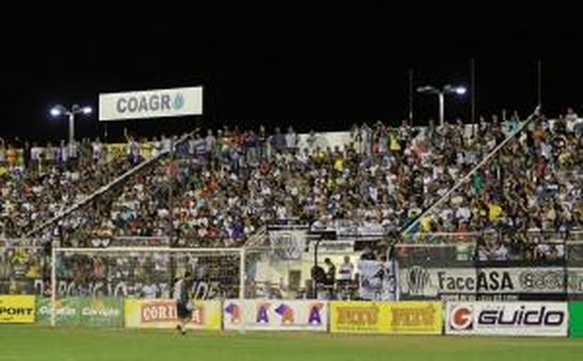 Começam na sexta as vendas dos ingressos para o jogo do ASA diante do Fortaleza