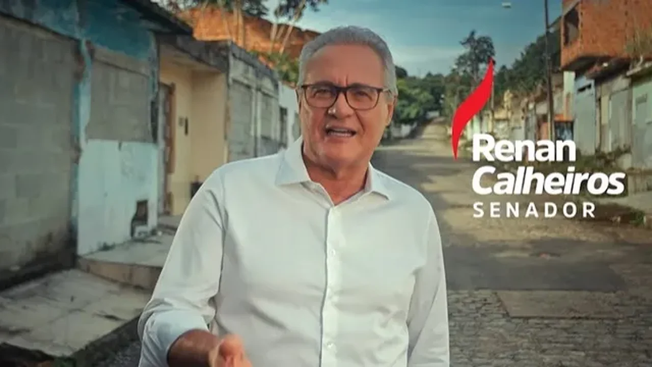 Renan usa inserções do MDB para criticar venda da Braskem e acordo com Prefeitura de Maceió