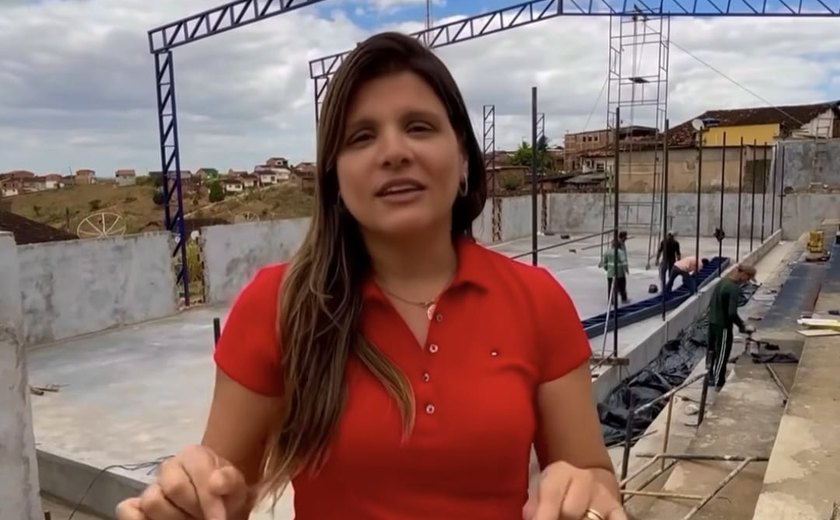 Prefeita Marcela Gomes visita obras que serão entregues nos 62 anos de emancipação de Novo Lino