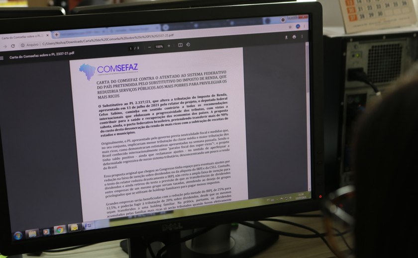 Carta do Comsefaz alerta que Substitutivo do PL 2.337/21 frustra pacto federativo brasileiro